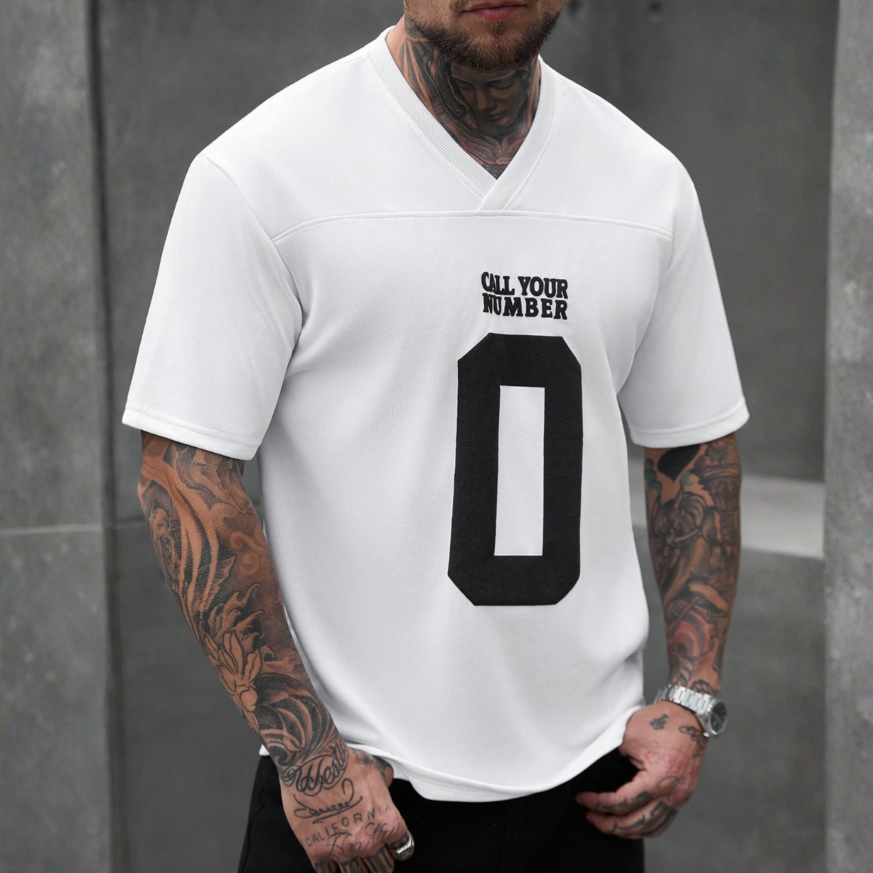 Casual Washed Short Sleeve T Shirt For Men
