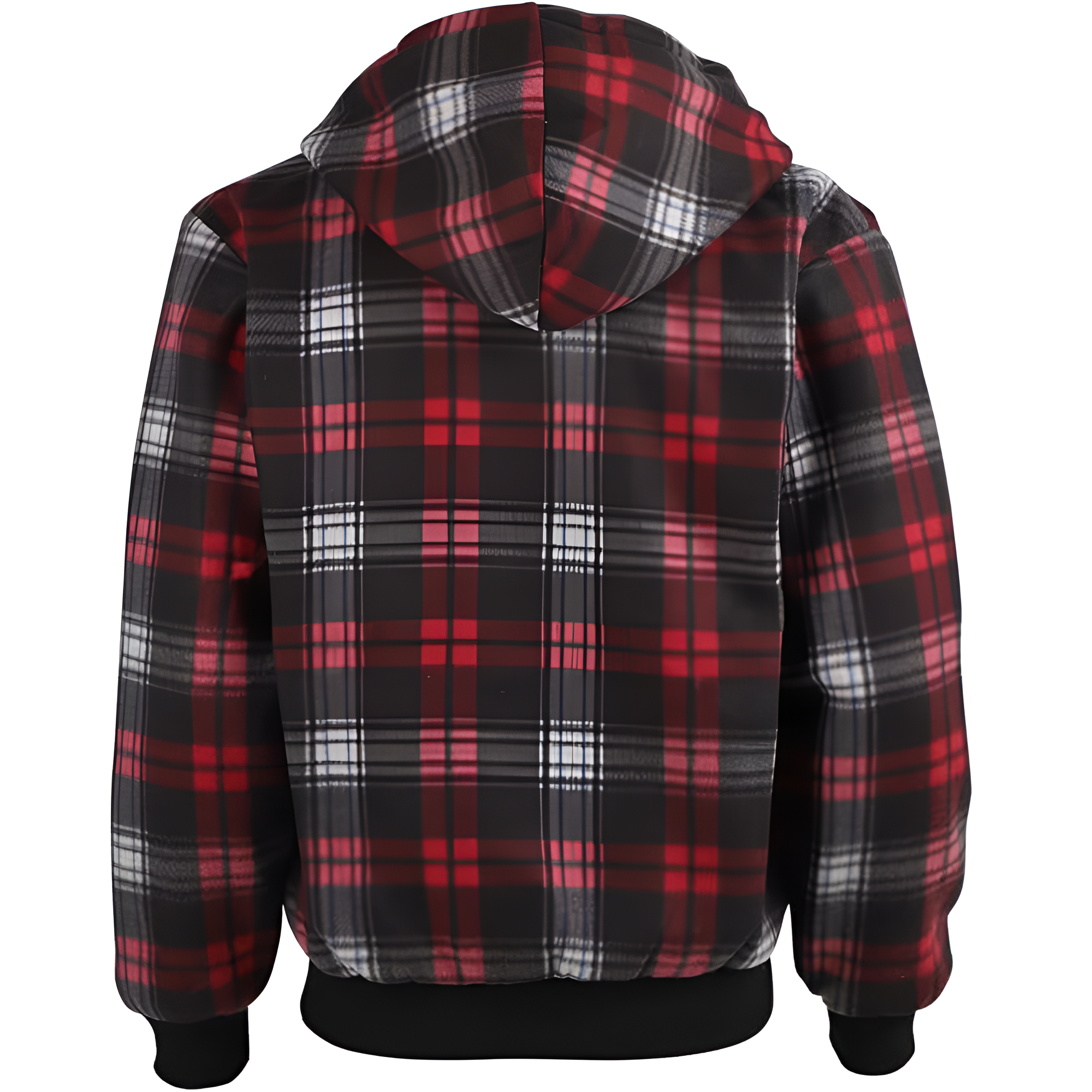  Winter Heavy Warm Sherpa Lined Fleece Plaid Flannel Jacket 