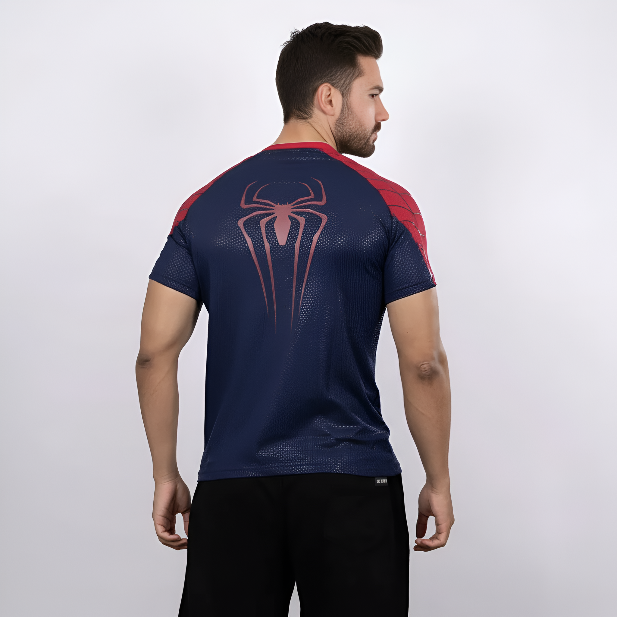 Superhero Design Compression Shirt Set For Gym And Training