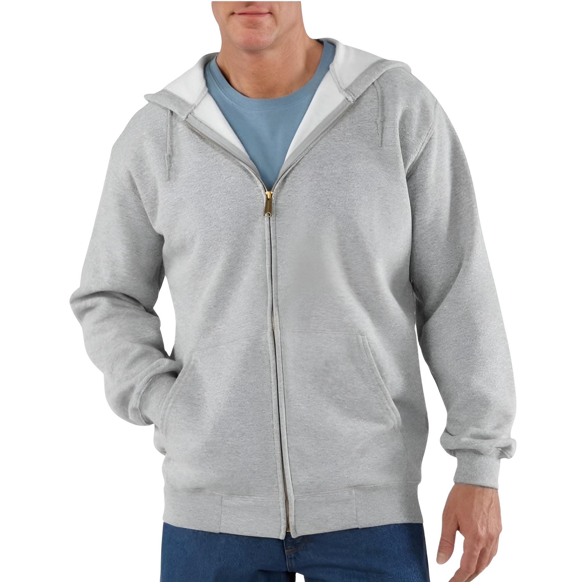 Men's Loose Fit Midweight Full-Zip Sweatshirt