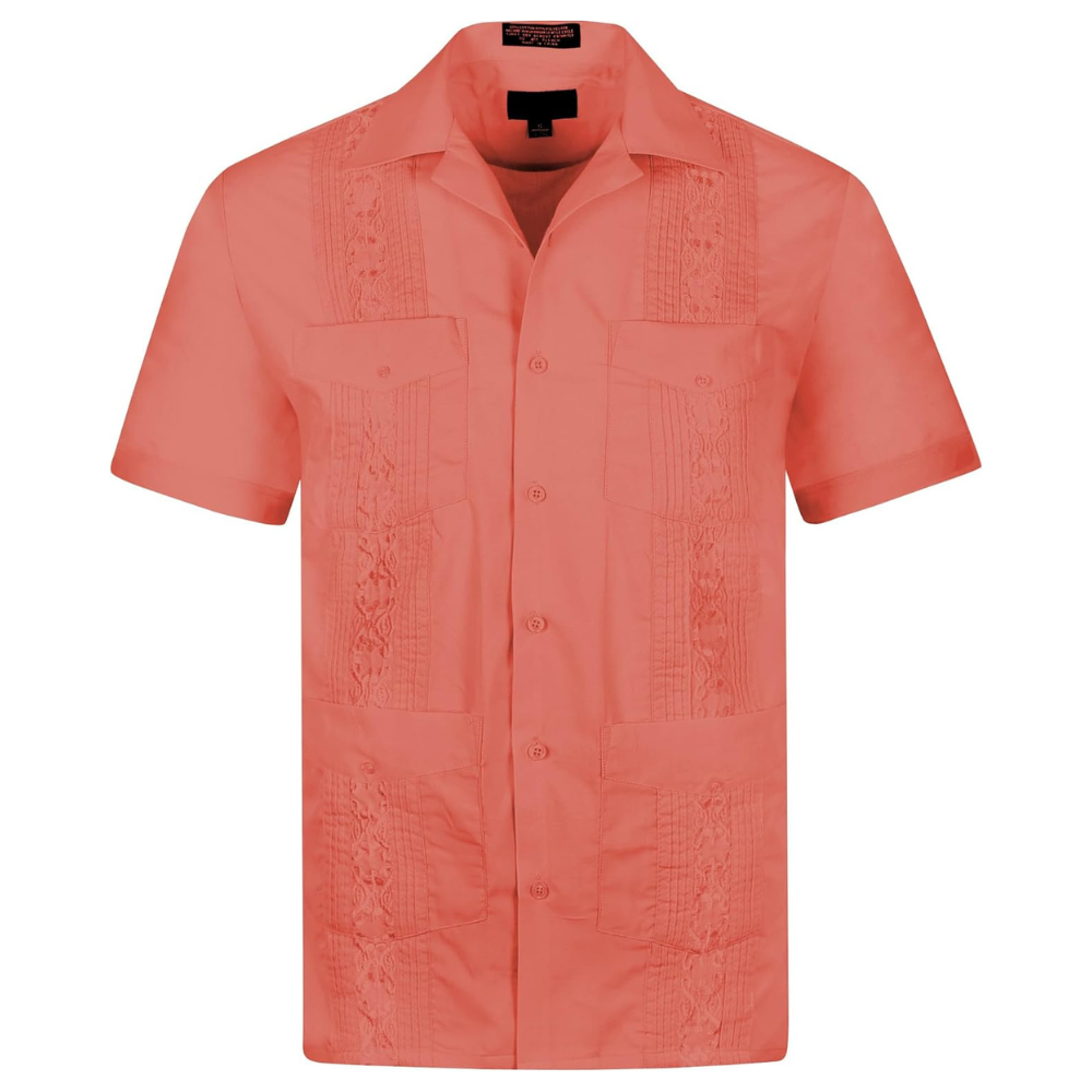 Short Sleeve Casual Wedding Beach Bartender Shirt