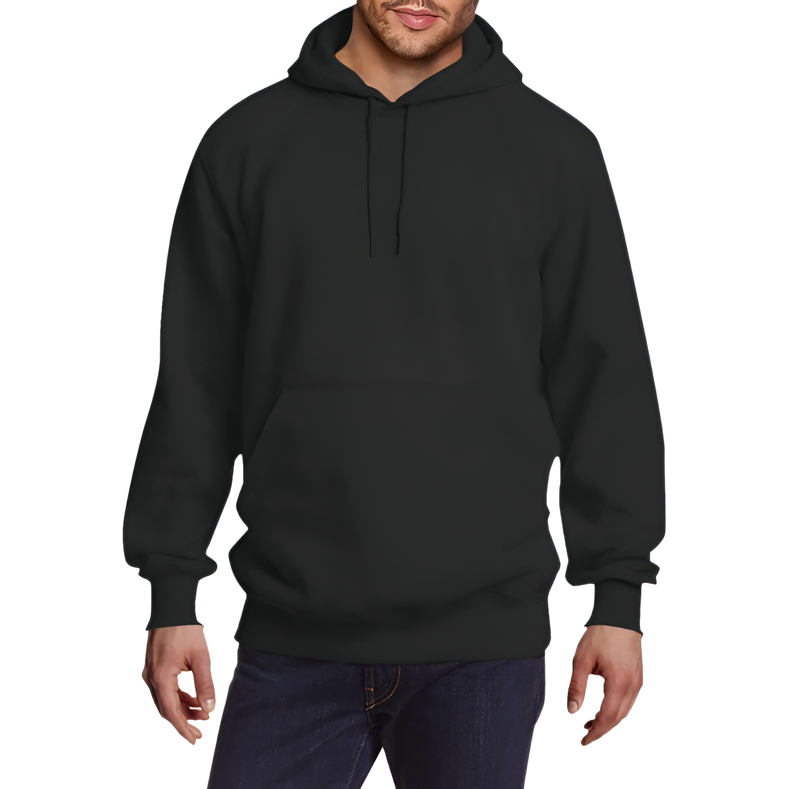 Paxton Hooded Pullover Sweatshirt With Ribbed
