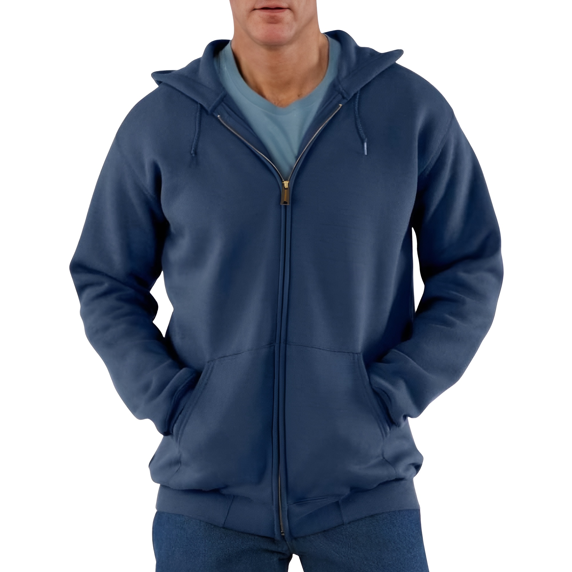 Men's Loose Fit Midweight Full-Zip Sweatshirt