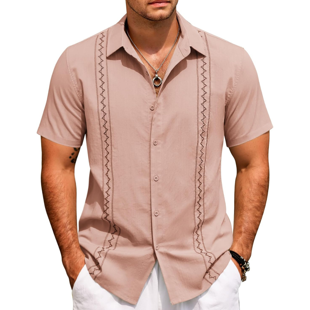 Summer Beach Button Down Shirt