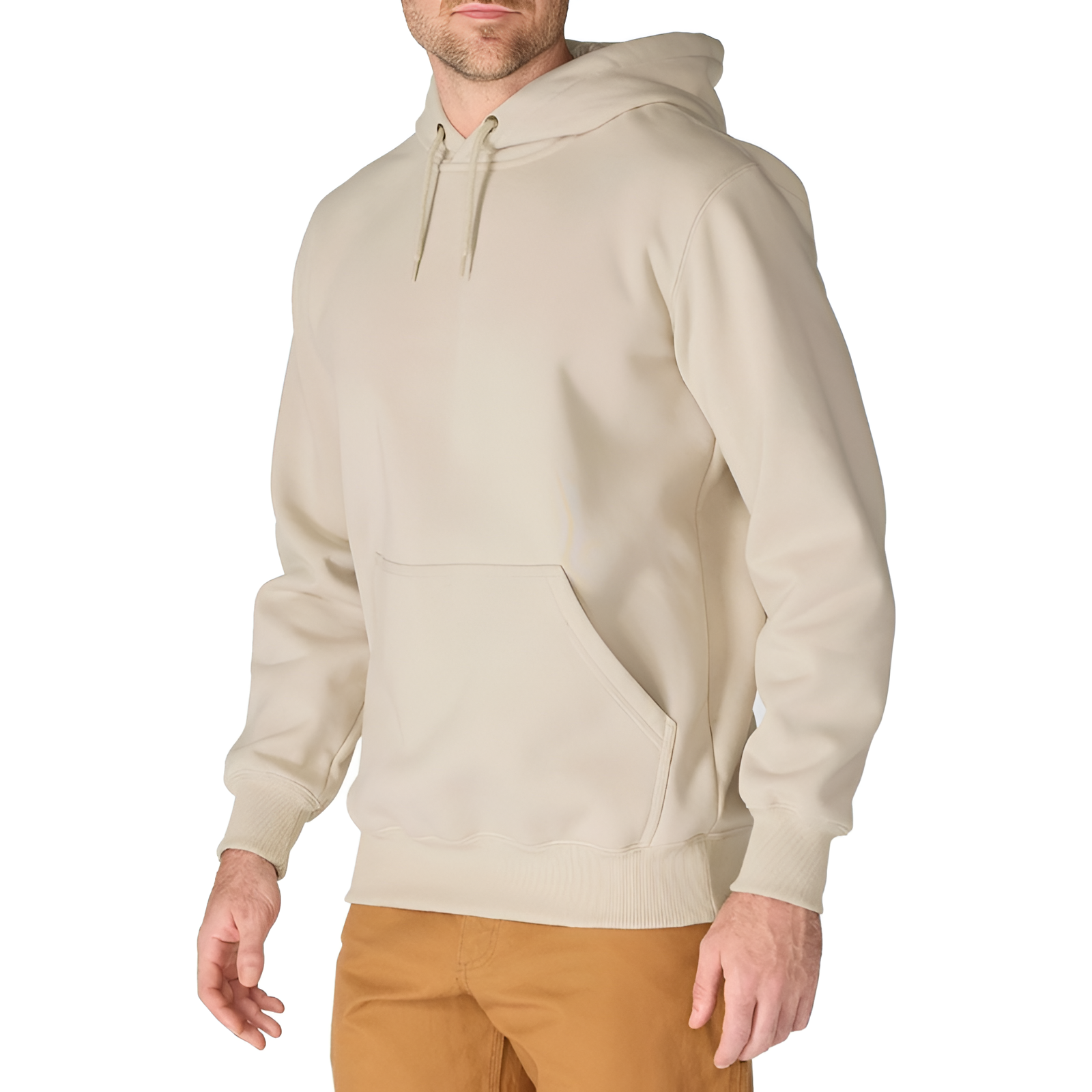 Paxton Hooded Pullover Sweatshirt With Ribbed