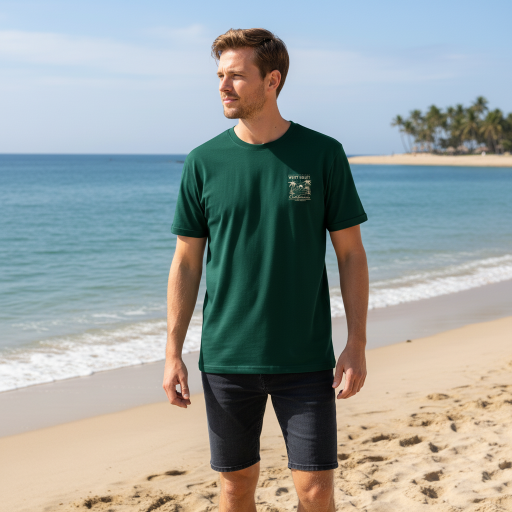 Graphic Print Short Sleeve Loose Fit T Shirt For Men Summer Wear