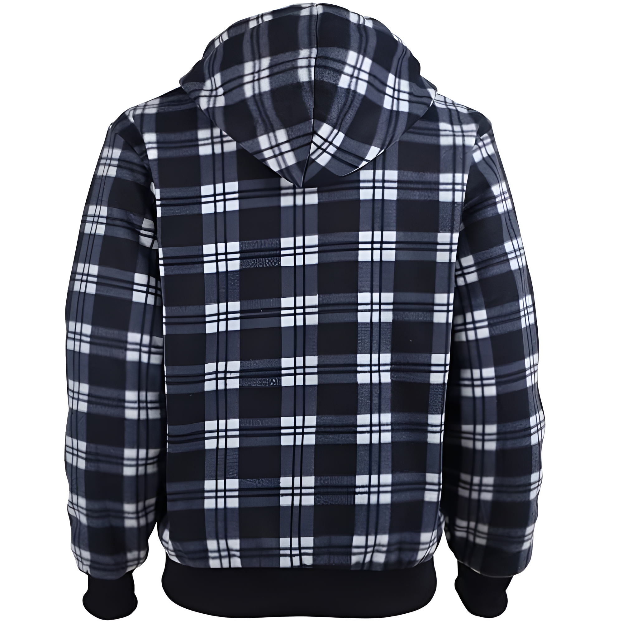  Winter Heavy Warm Sherpa Lined Fleece Plaid Flannel Jacket 