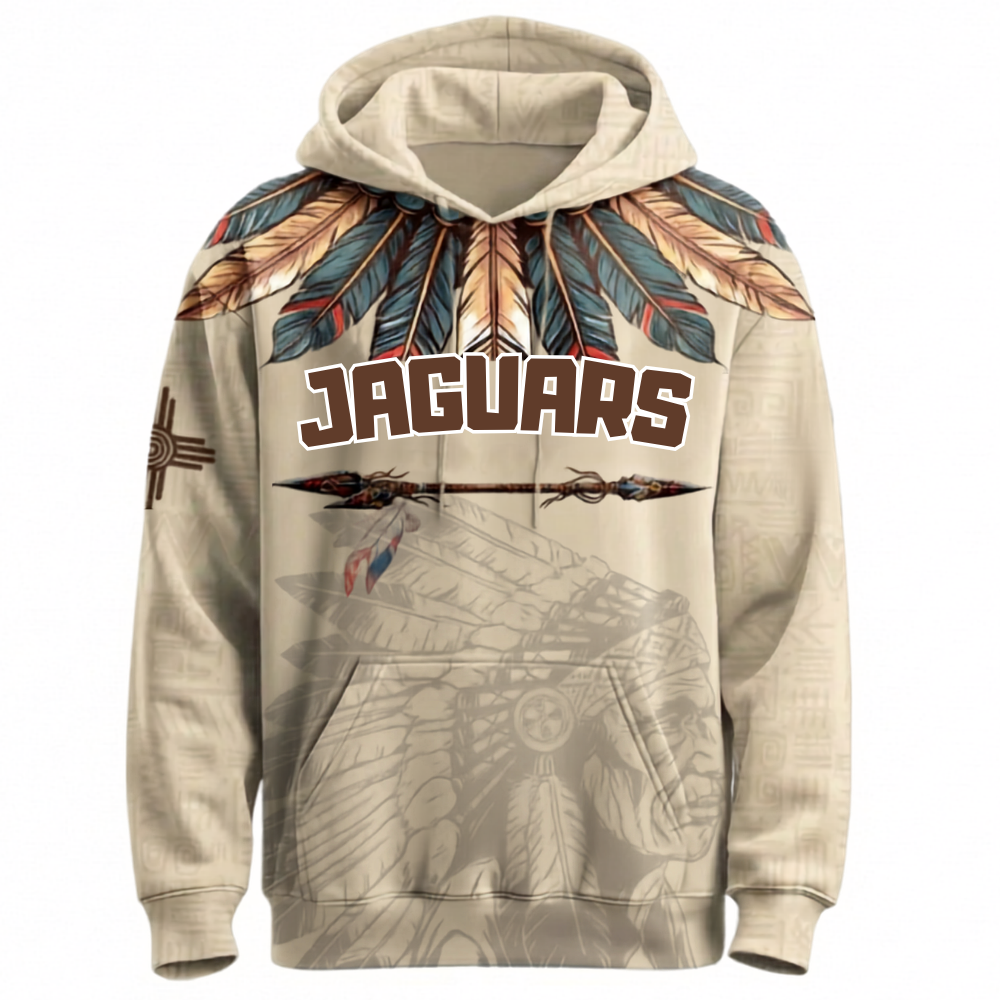 Jacksonville Jaguars Inspired Graphic Hoodie