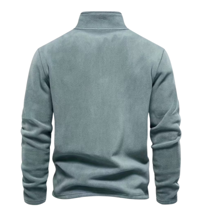 Half Zip Thermal Fleece Winter Sweater For Men