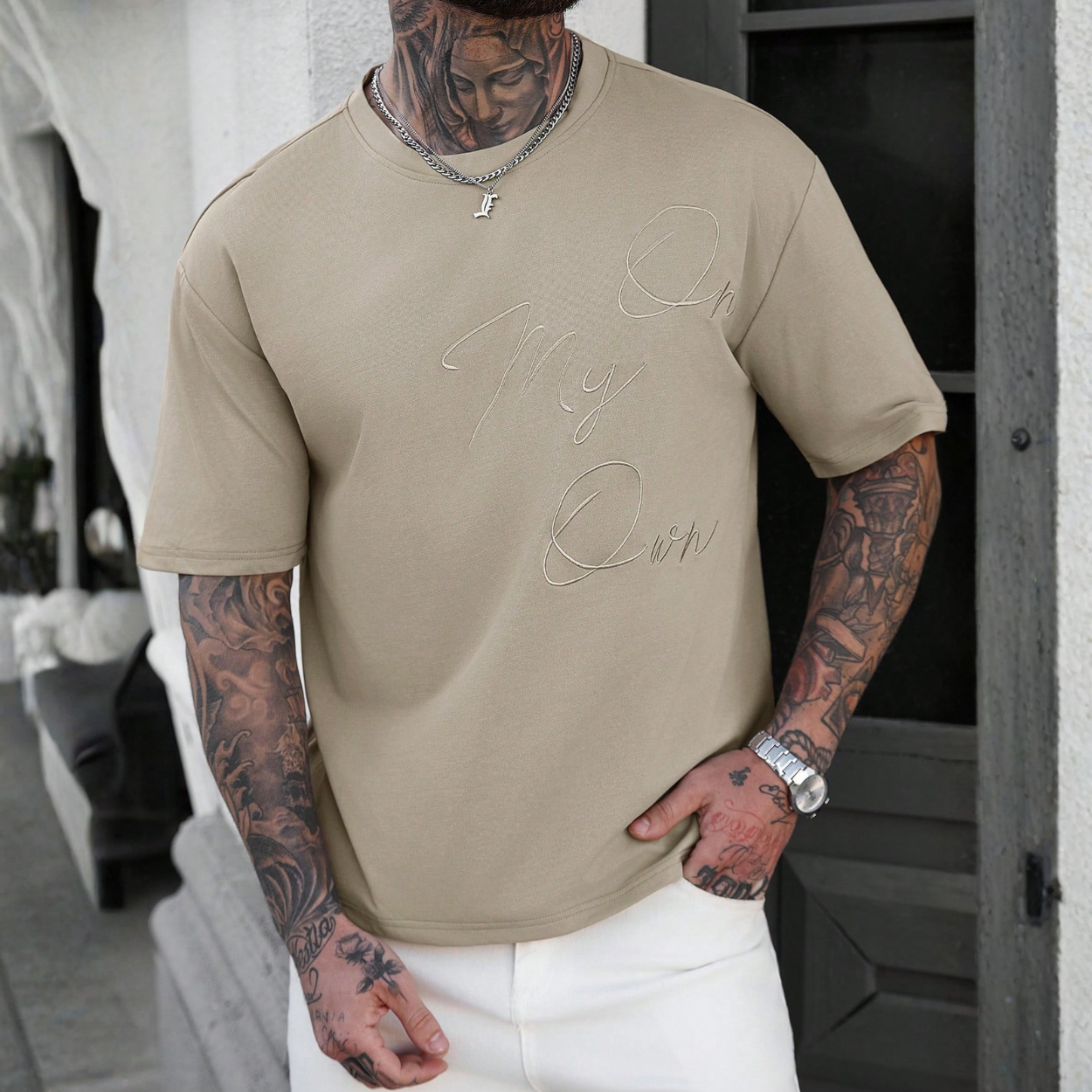 Casual Washed Short Sleeve T Shirt For Men