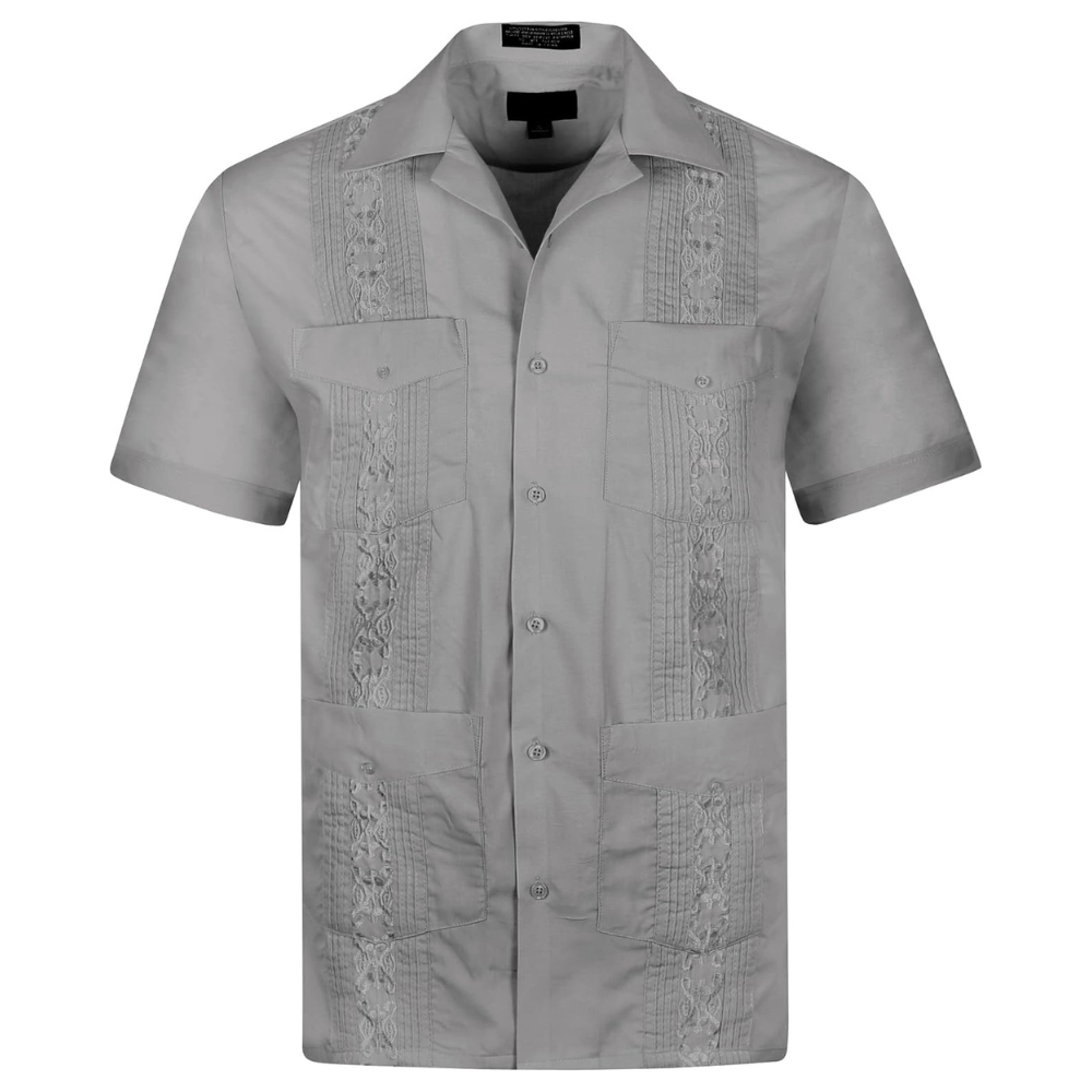 Short Sleeve Casual Wedding Beach Bartender Shirt