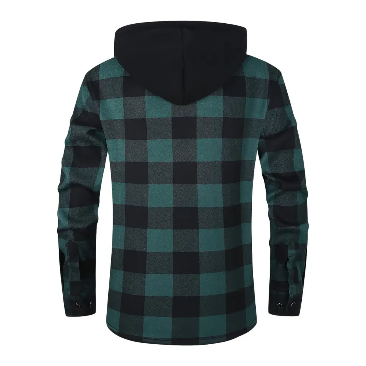 Thermal Flannel Plaid Winter Jacket With Pockets For Men