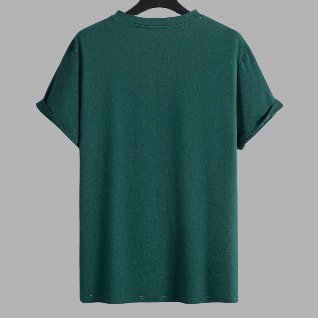 Short Sleeve Round Design T Shirt For Men