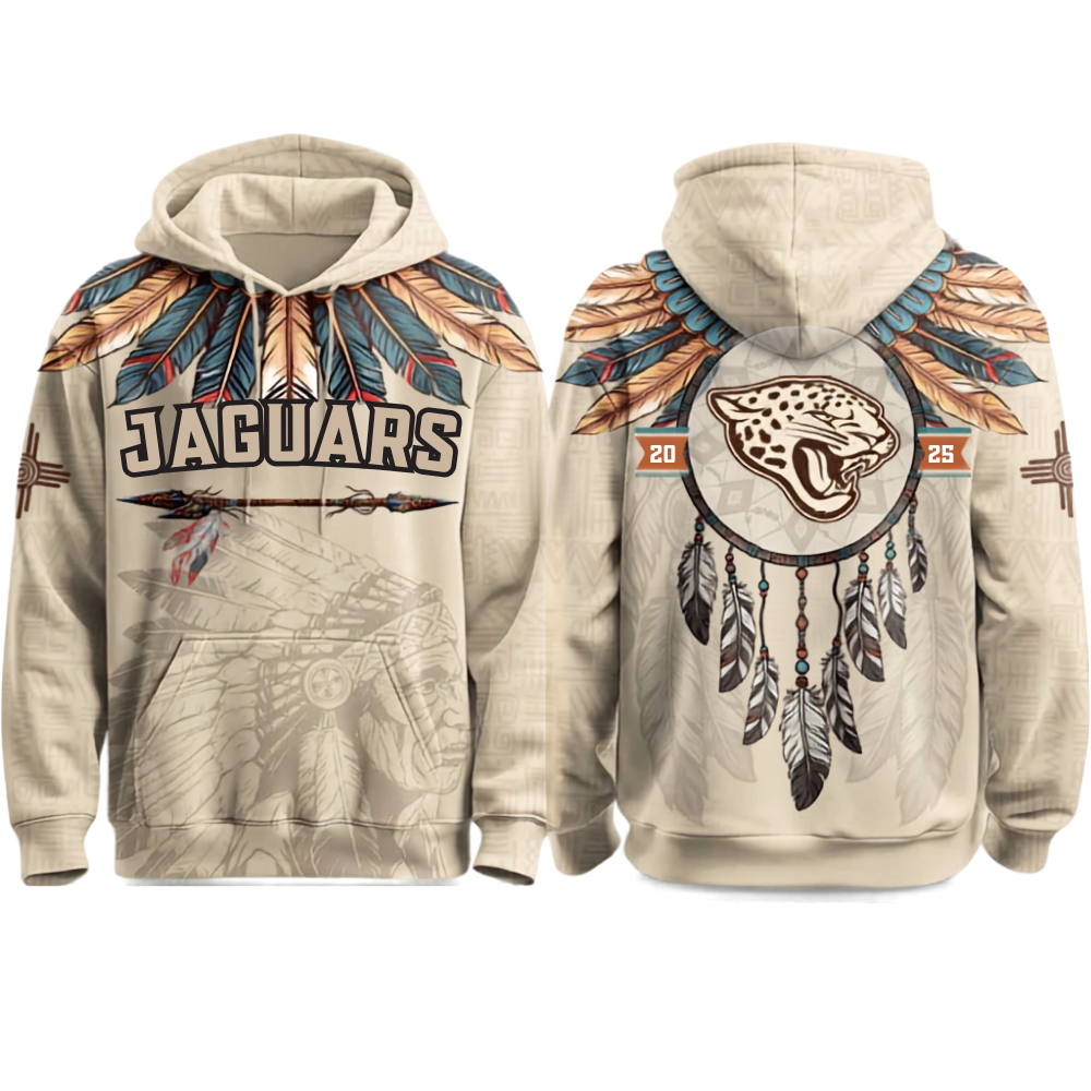 Jacksonville Jaguars Inspired Graphic Hoodie