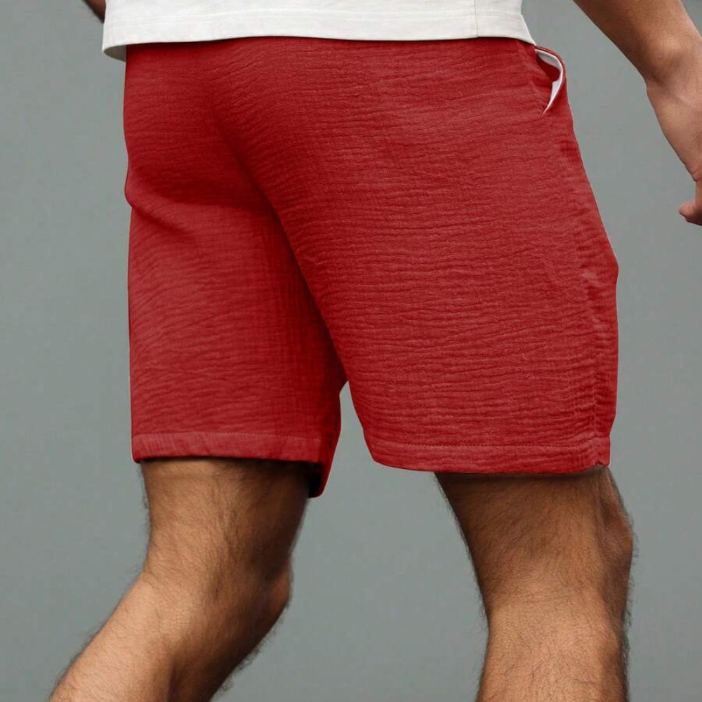 Loose Casual Drawstring Shorts With Pockets For Men
