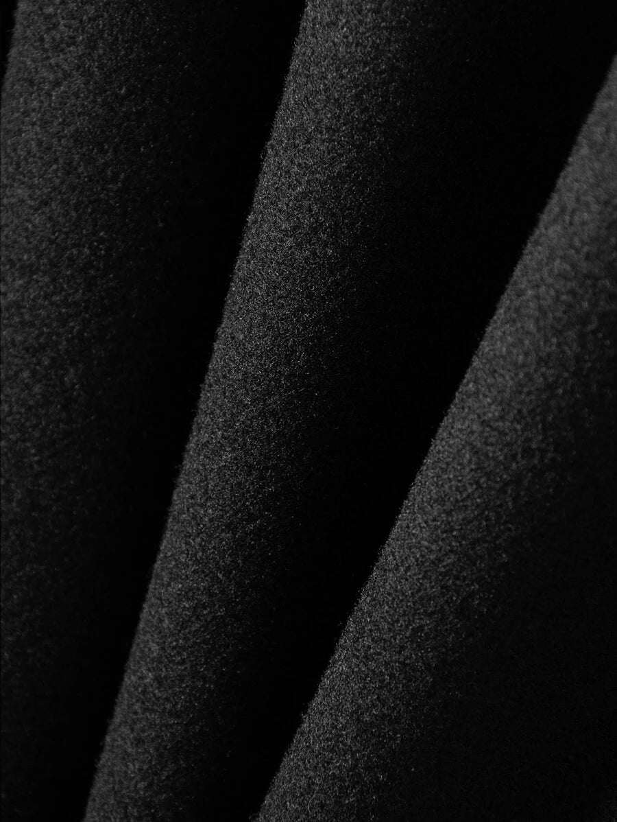 Casual Overcoat With Front Flap Pockets