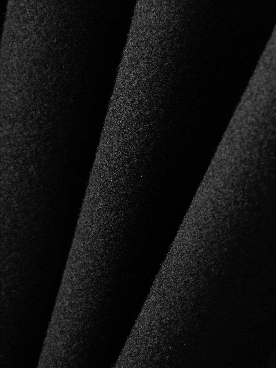 Casual Overcoat With Front Flap Pockets