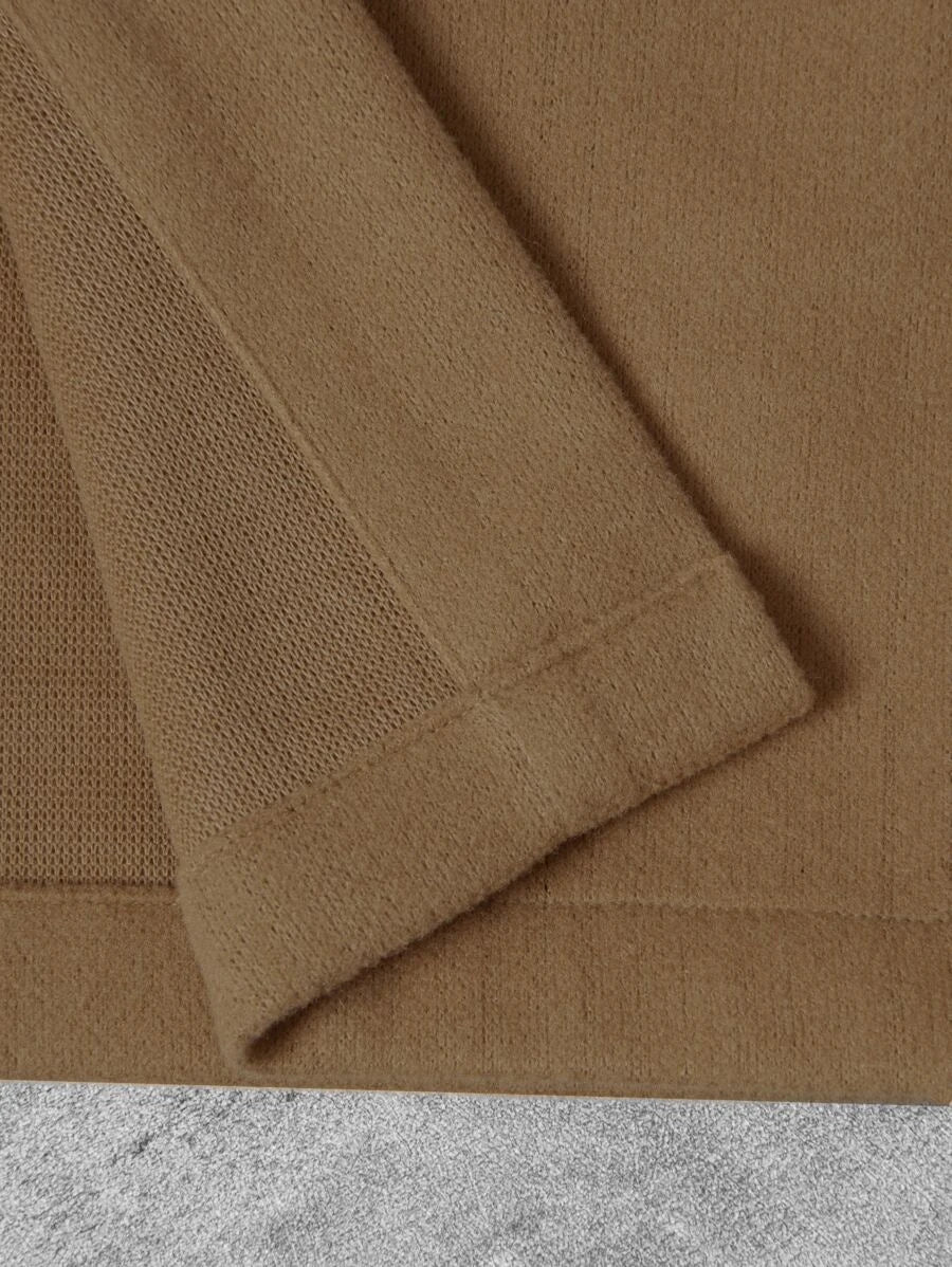 Casual Overcoat With Front Flap Pockets