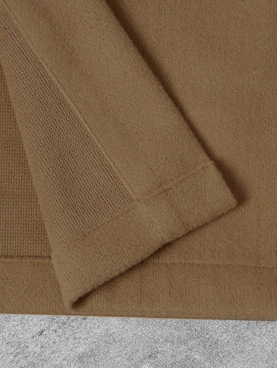 Casual Overcoat With Front Flap Pockets