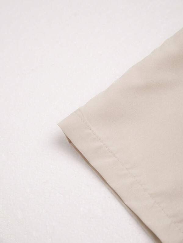 Tropical Print Pattern Shirt With Shorts