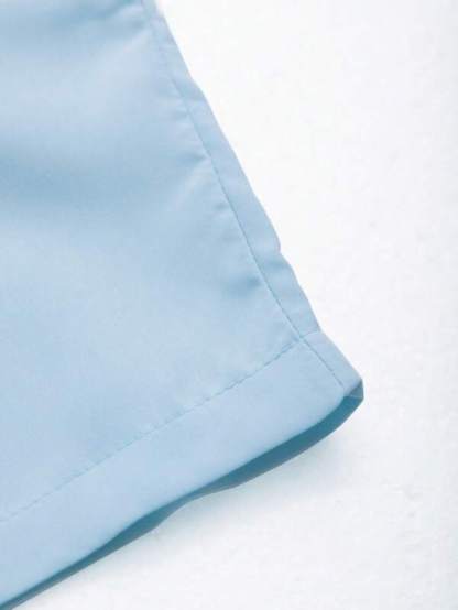 Tropical Print Pattern Shirt With Shorts