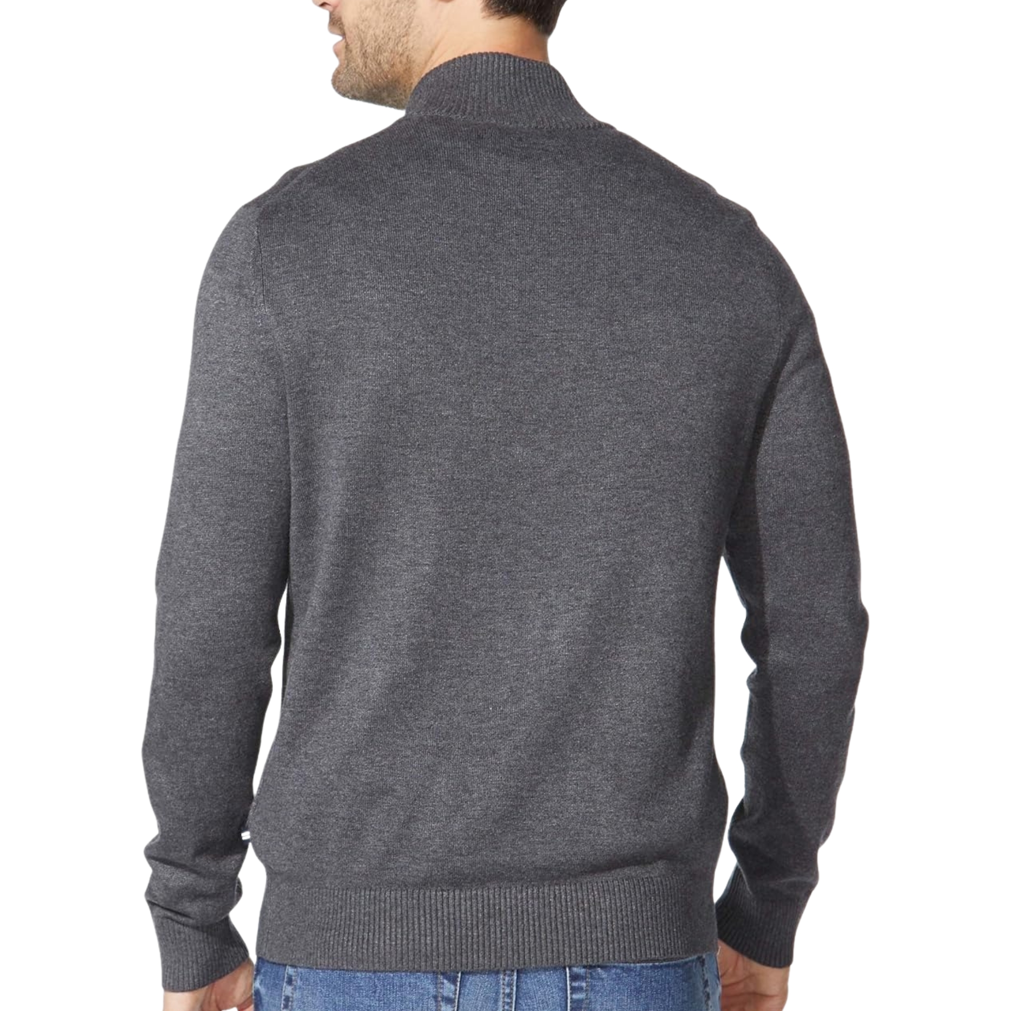 Quarter Zip Comfortable Sweater For Men