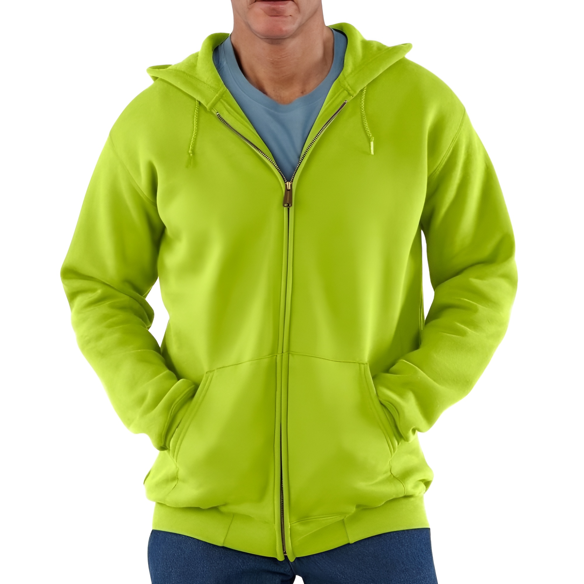 Men's Loose Fit Midweight Full-Zip Sweatshirt