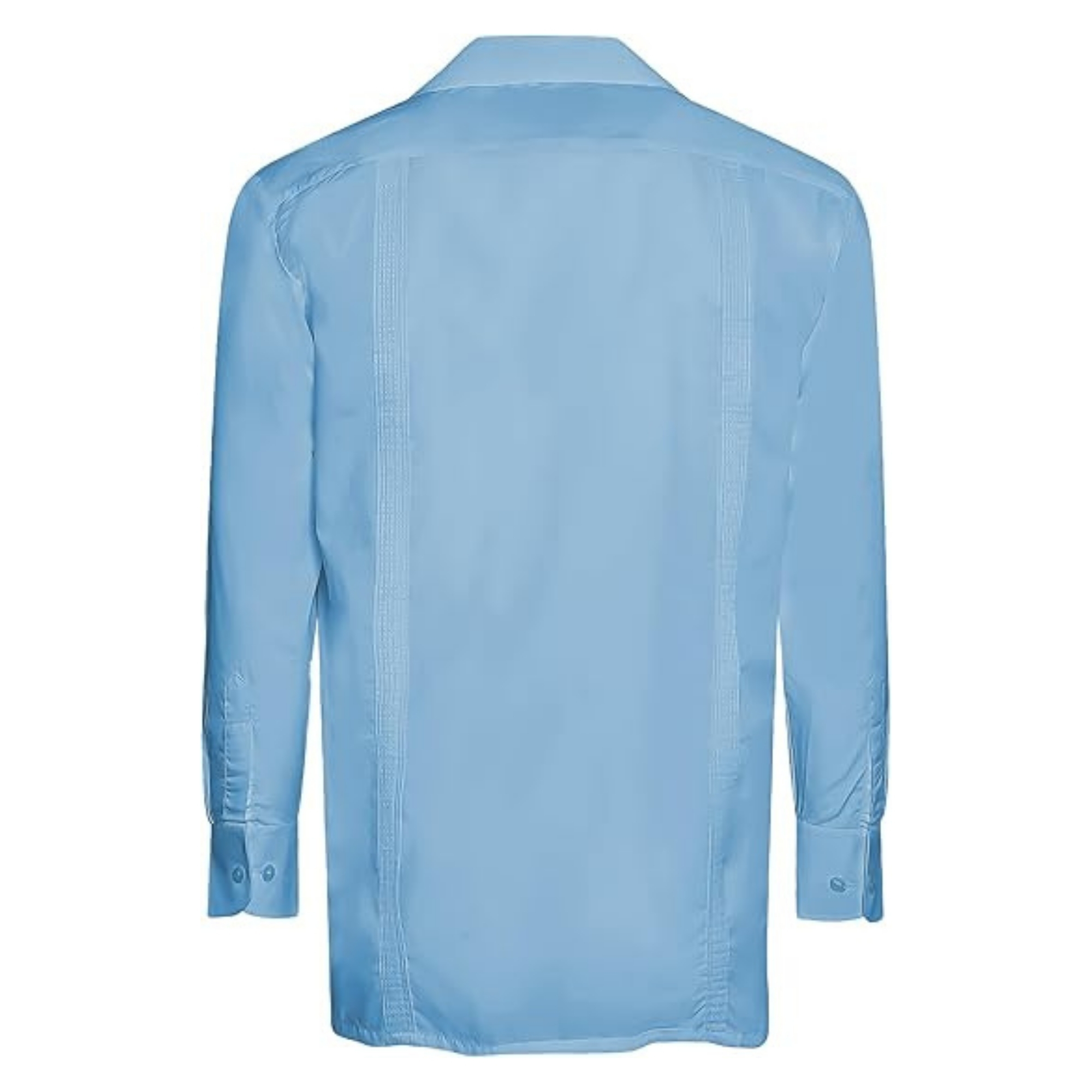Embroidered Long Sleeve Cuban Collar Casual Button Shirt For Men
