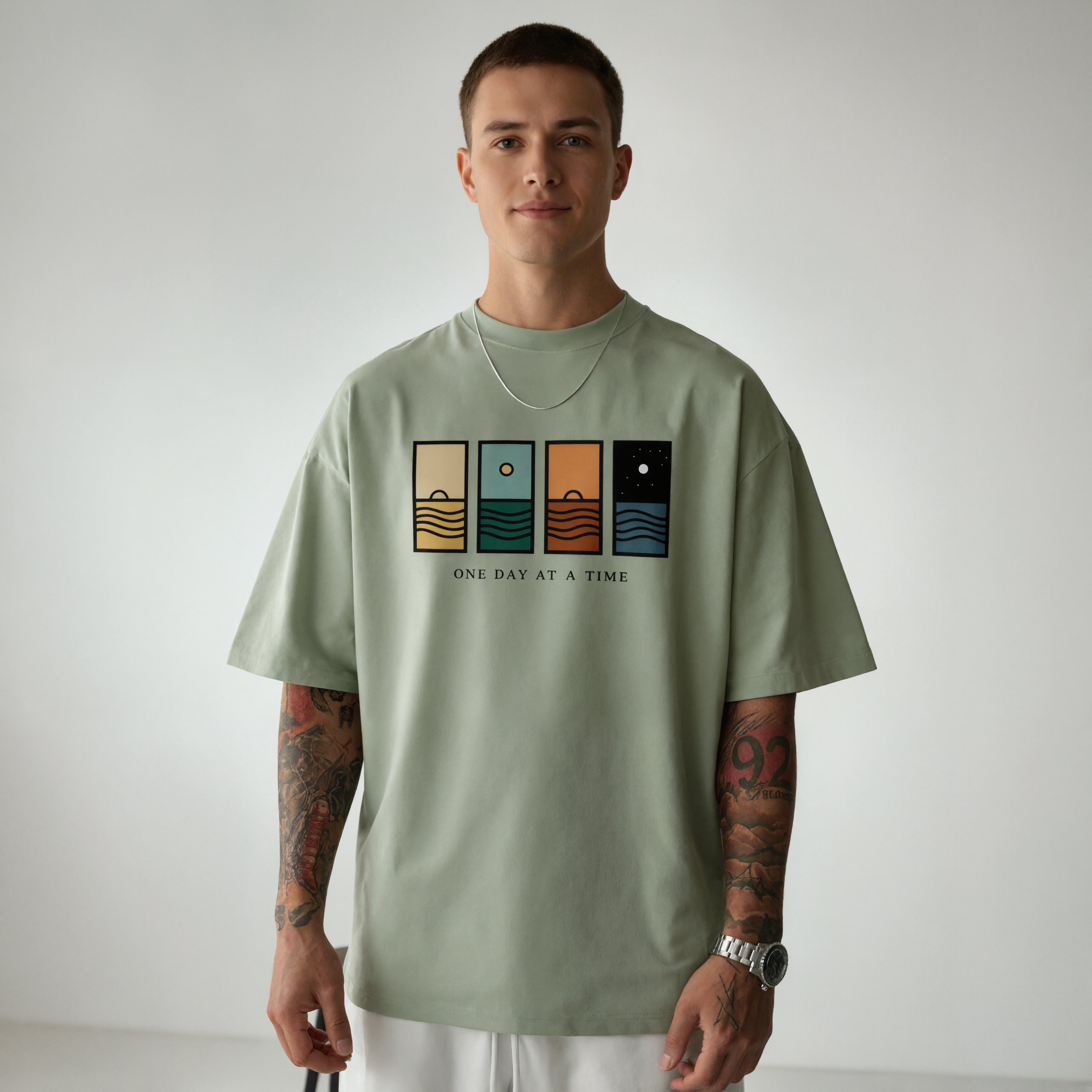Graphic Print Short Sleeve T Shirt For Men