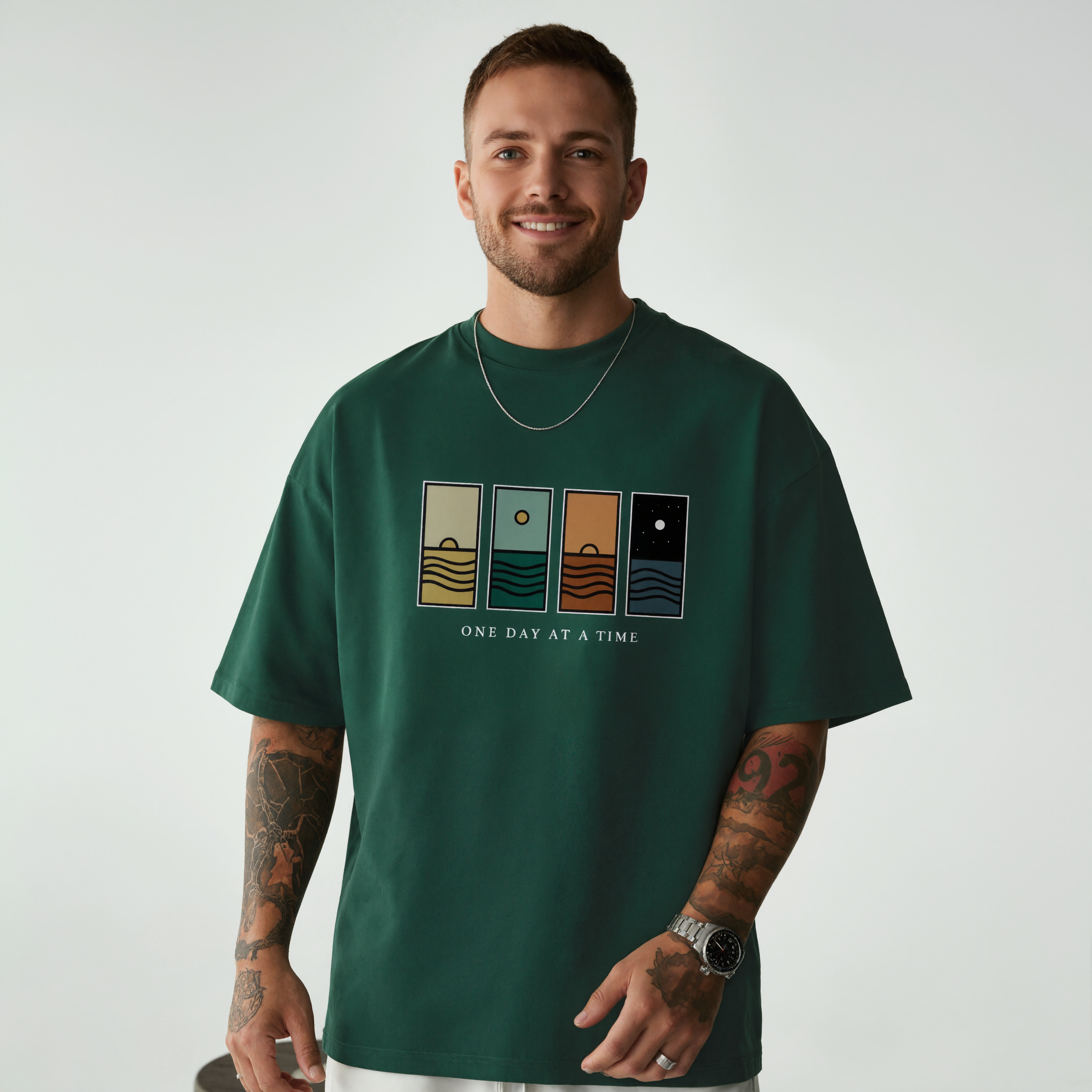 Graphic Print Short Sleeve T Shirt For Men
