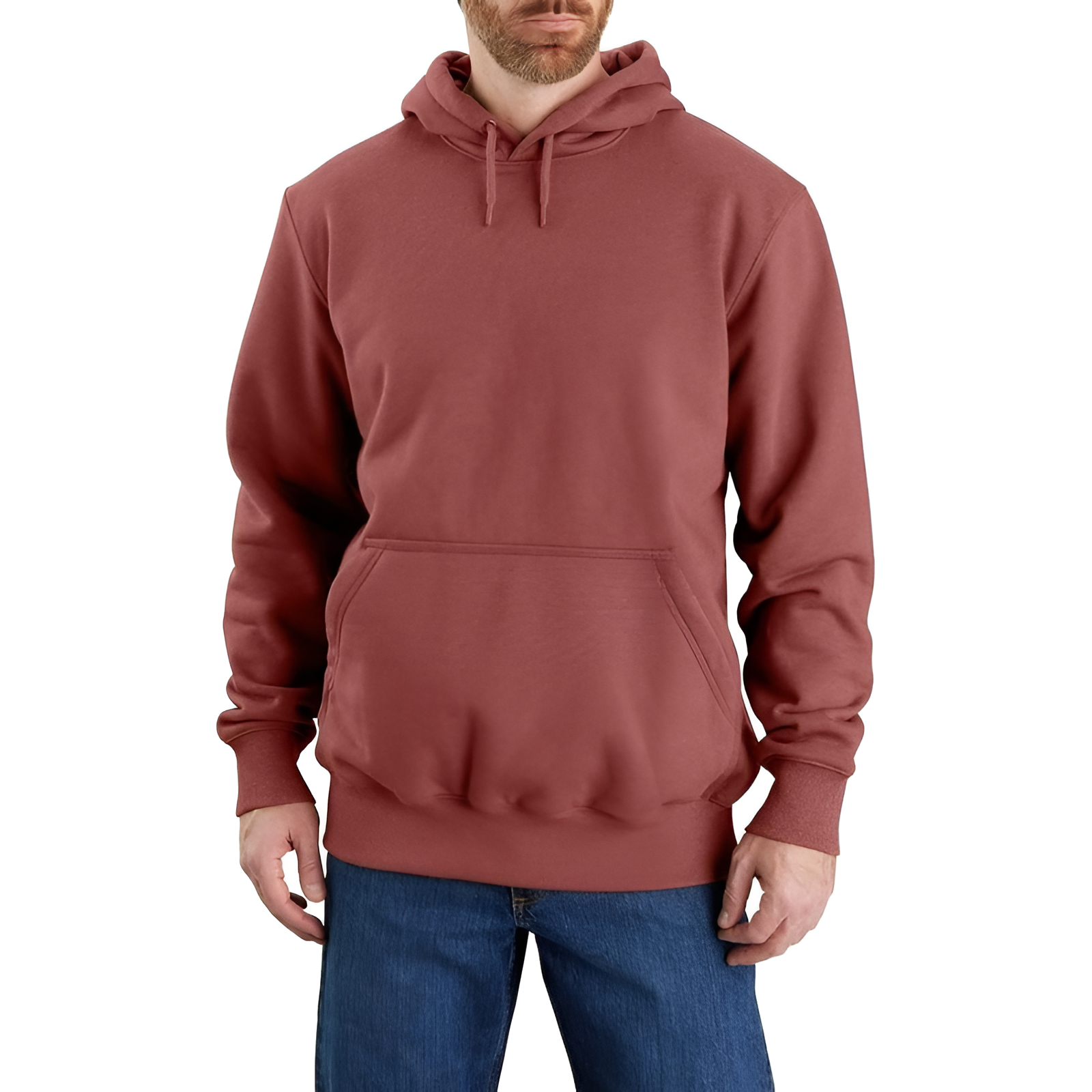 Paxton Hooded Pullover Sweatshirt With Ribbed