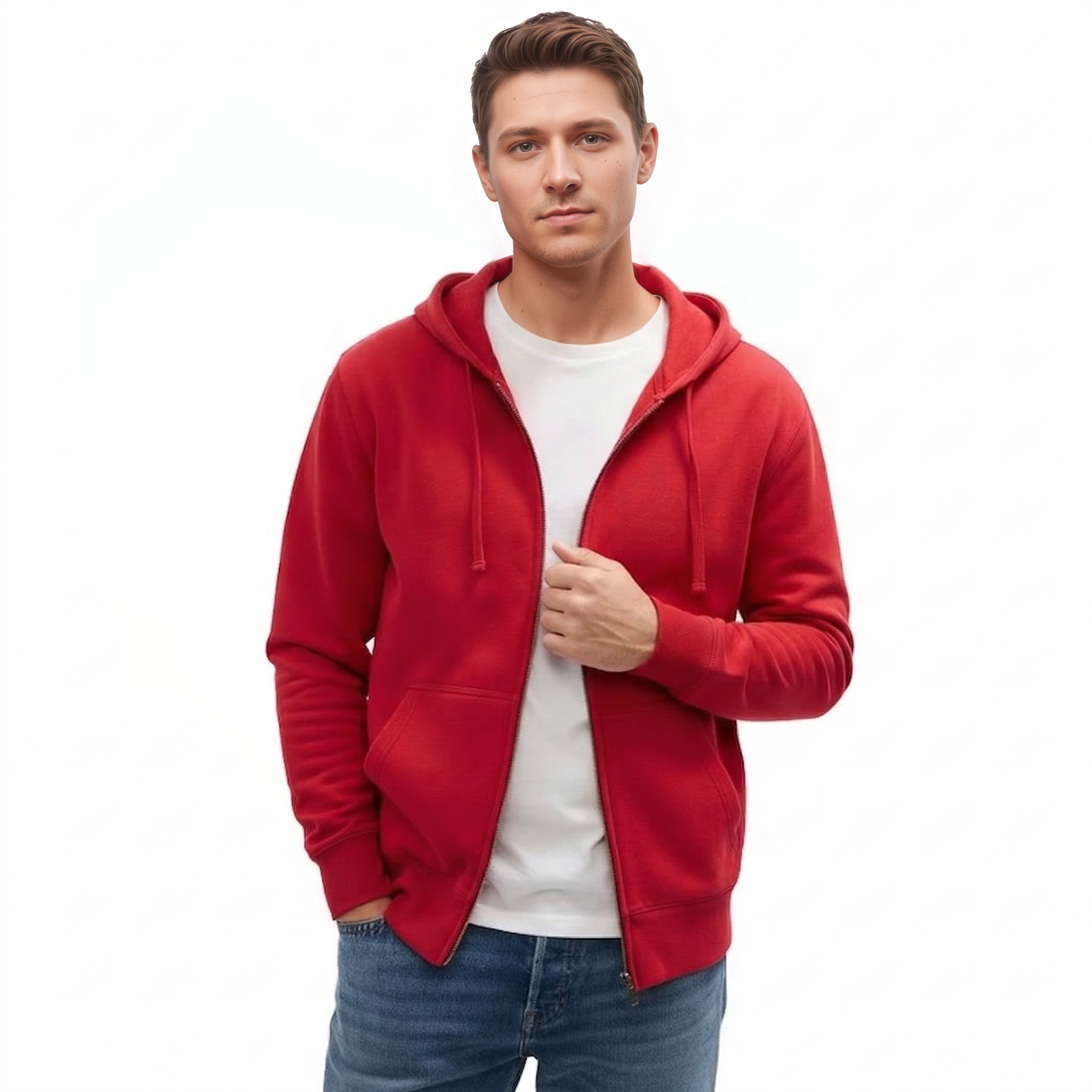 Classic Logo Heritage Full Zip Hoodie For Men