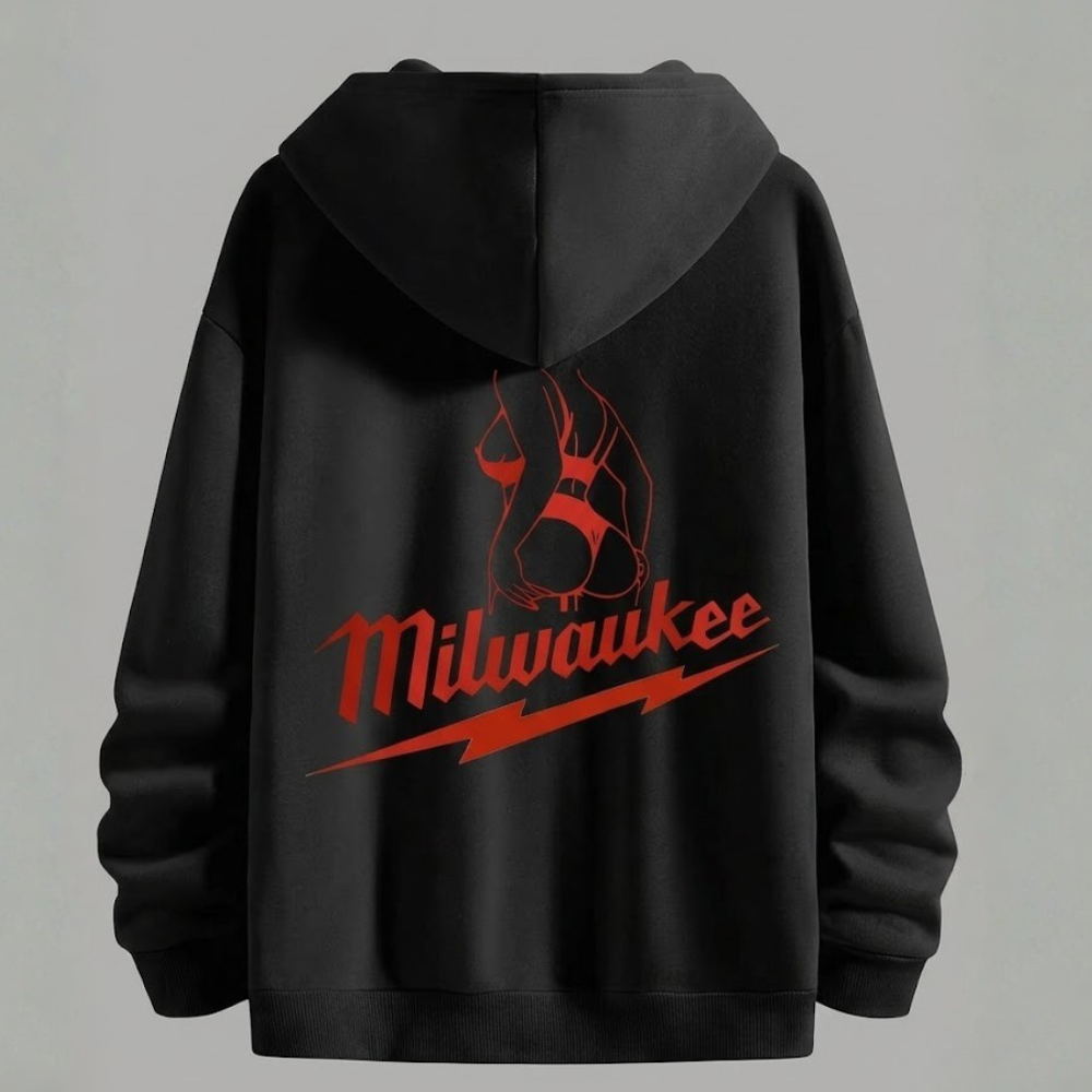 Funny Two Sided Unisex Polyester Hoodie
