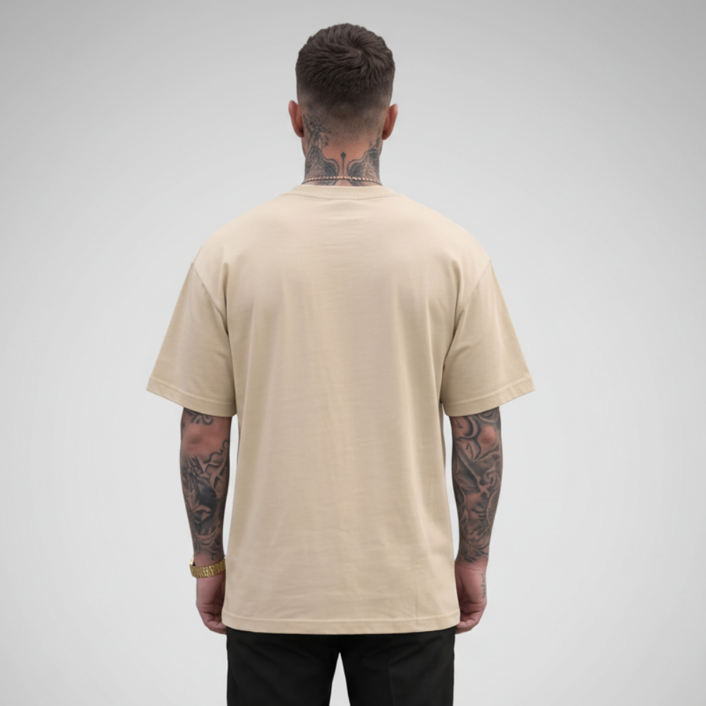 Letter Print Round Short Sleeve Tee Shirt For Men