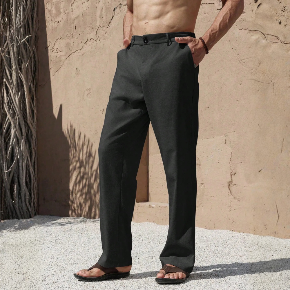 Casual Straight Fit Fashionable Pants For Men