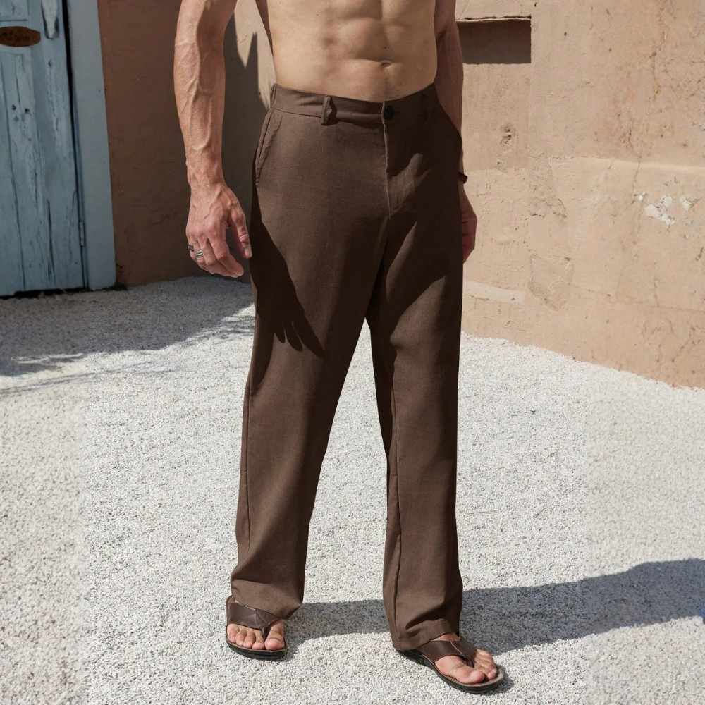 Casual Straight Fit Fashionable Pants For Men