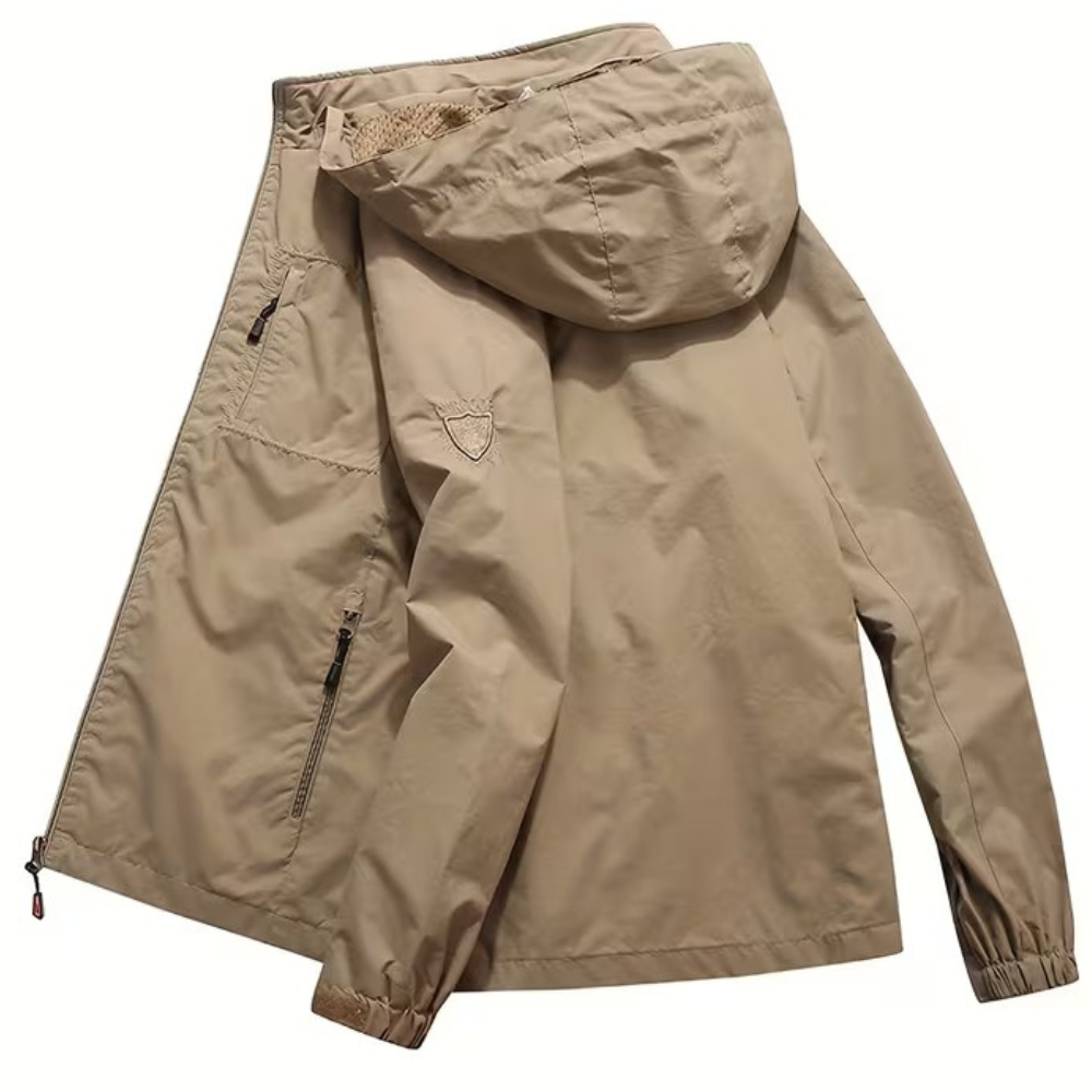 Lightweight Packable Hooded Jacket For Men