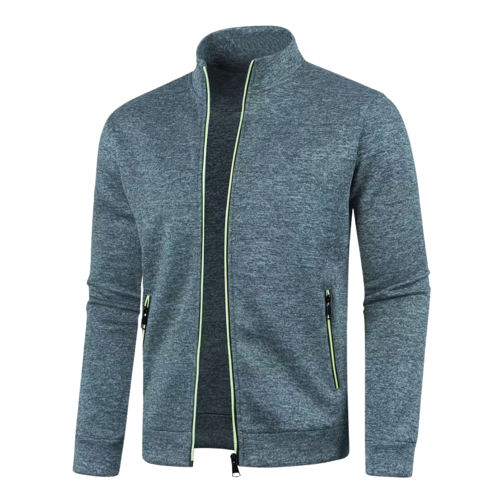 Casual Full Zip Up Cardigan For Men