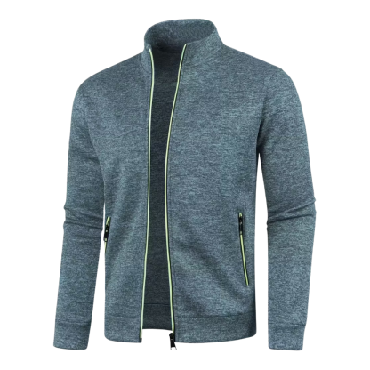 Casual Full Zip Up Cardigan For Men