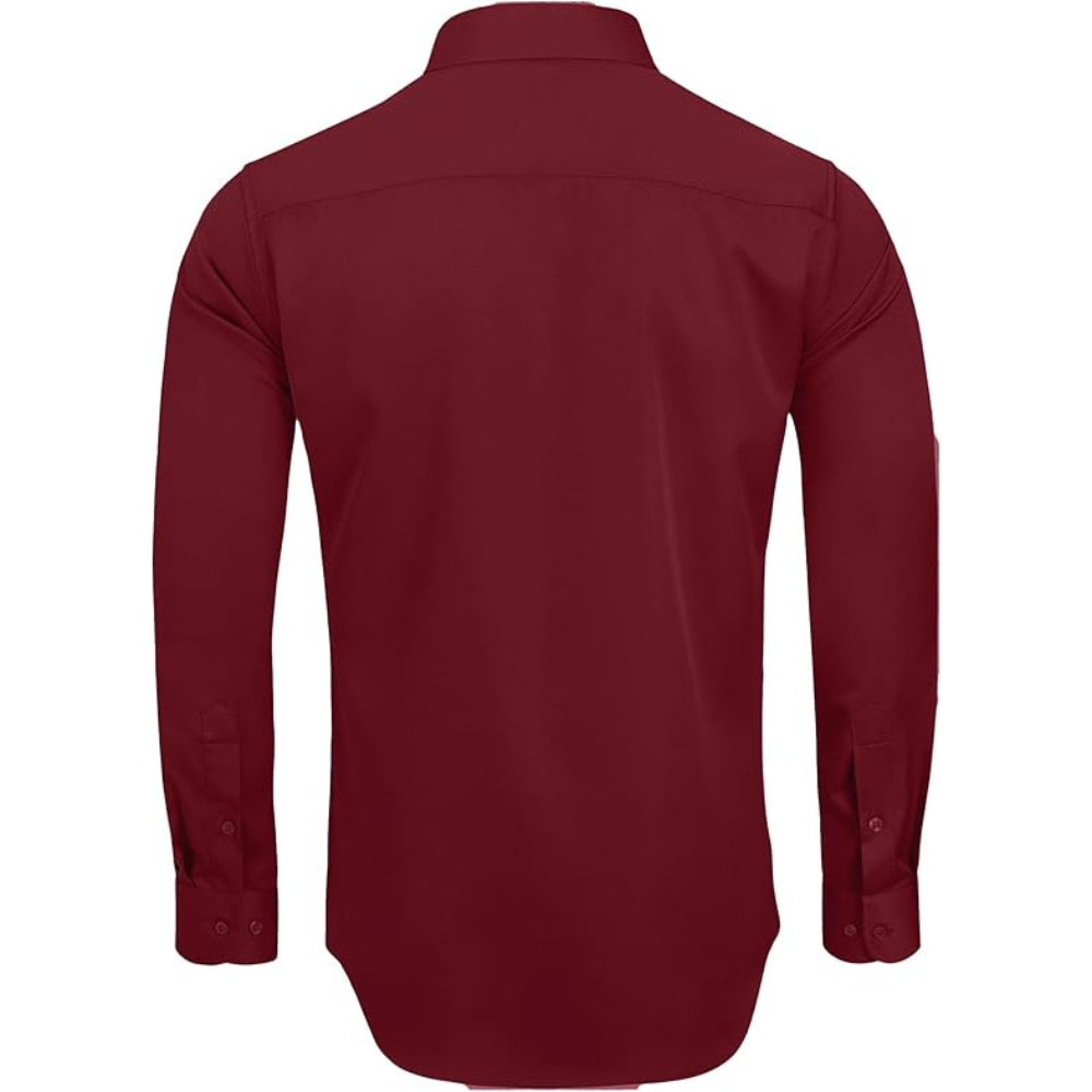 Sleeve And Formal Button Down Shirt Pocket Long For Men