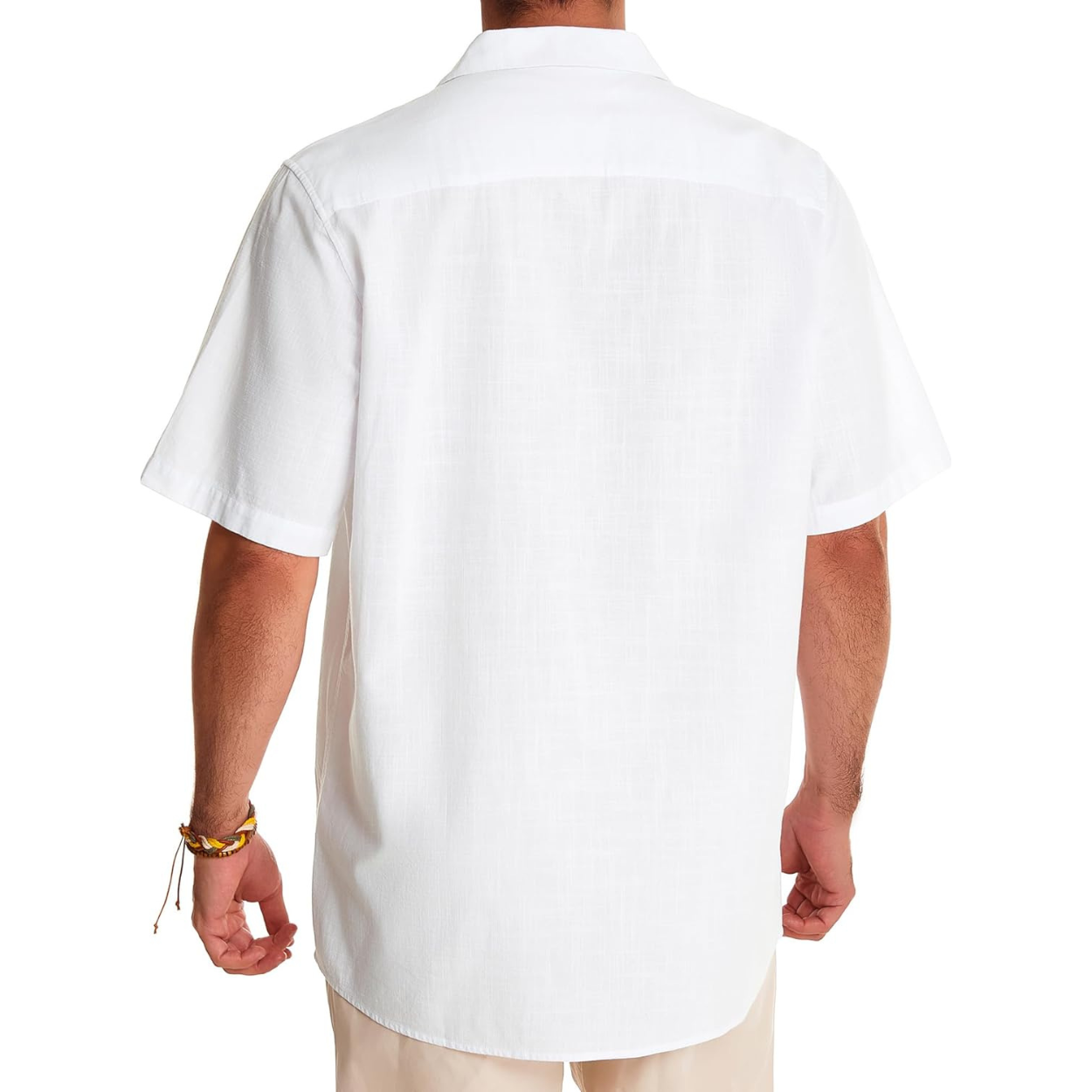 Casual Short Sleeve Hawaiian Button Down Shirt For Men