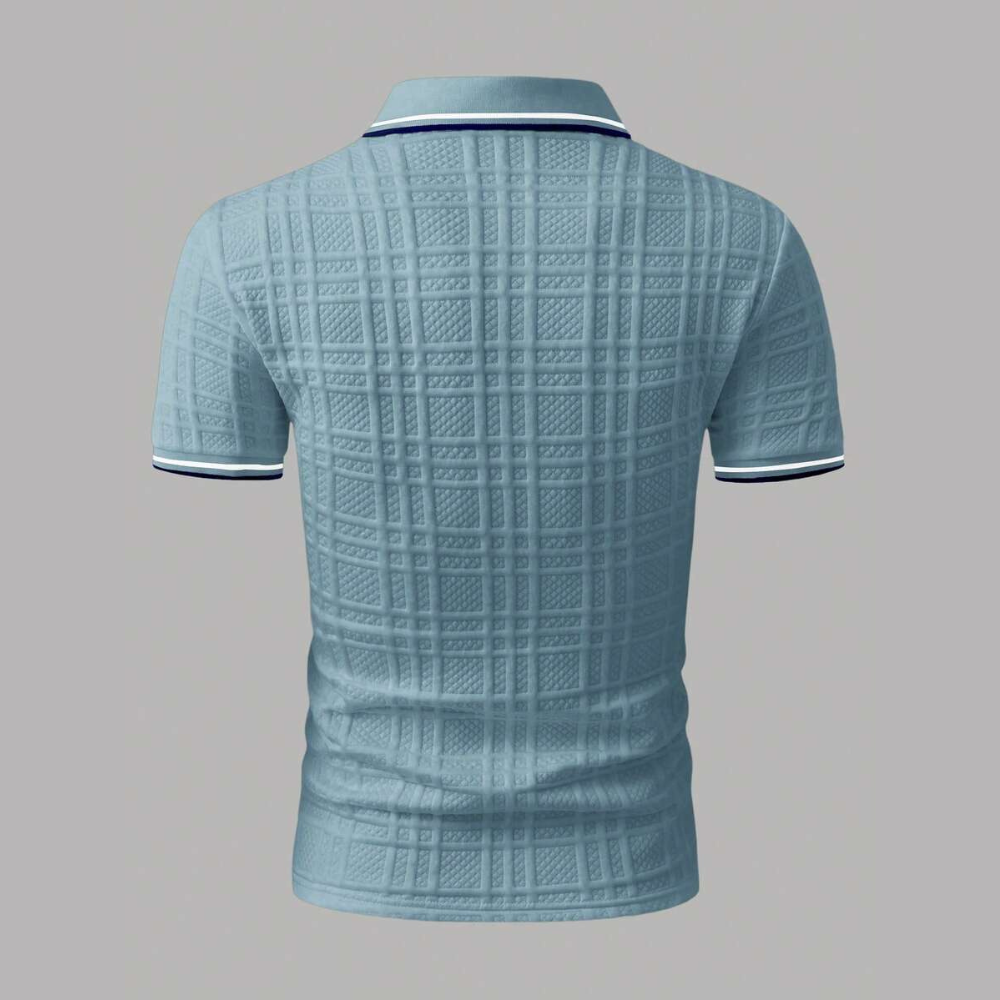 Colorblock Short Sleeve Casual Travel Polo Shirt