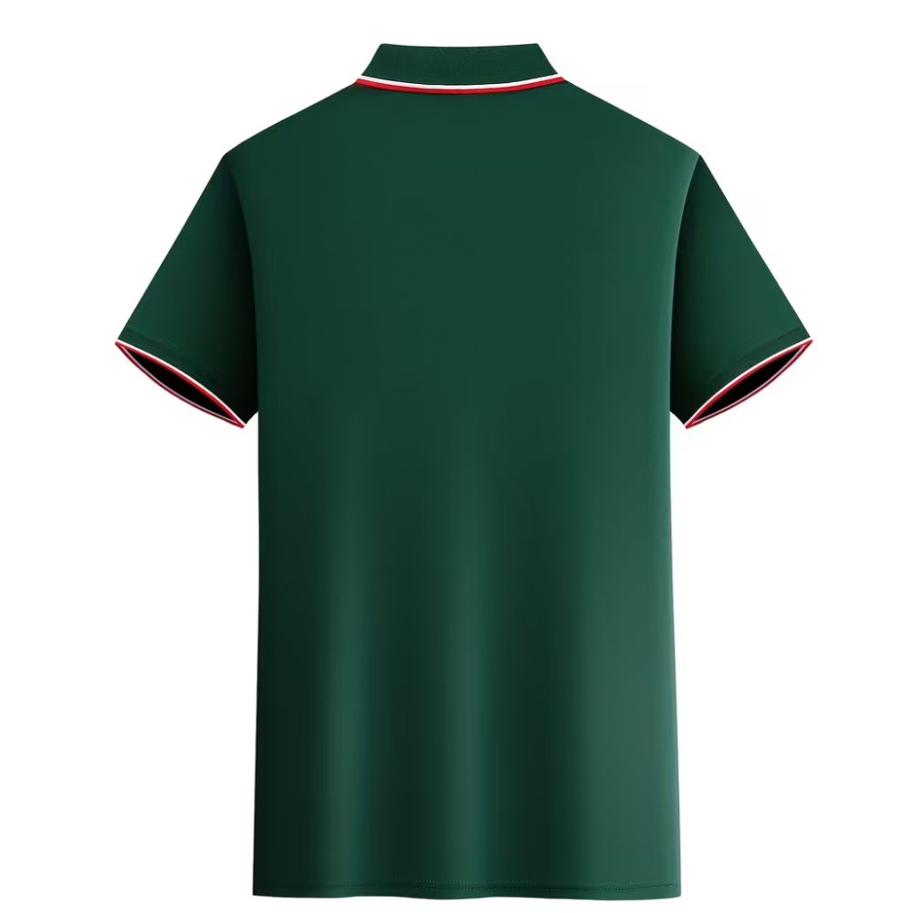 Classic Button Up Collar Polo Shirt For Business Casual Wear For Men