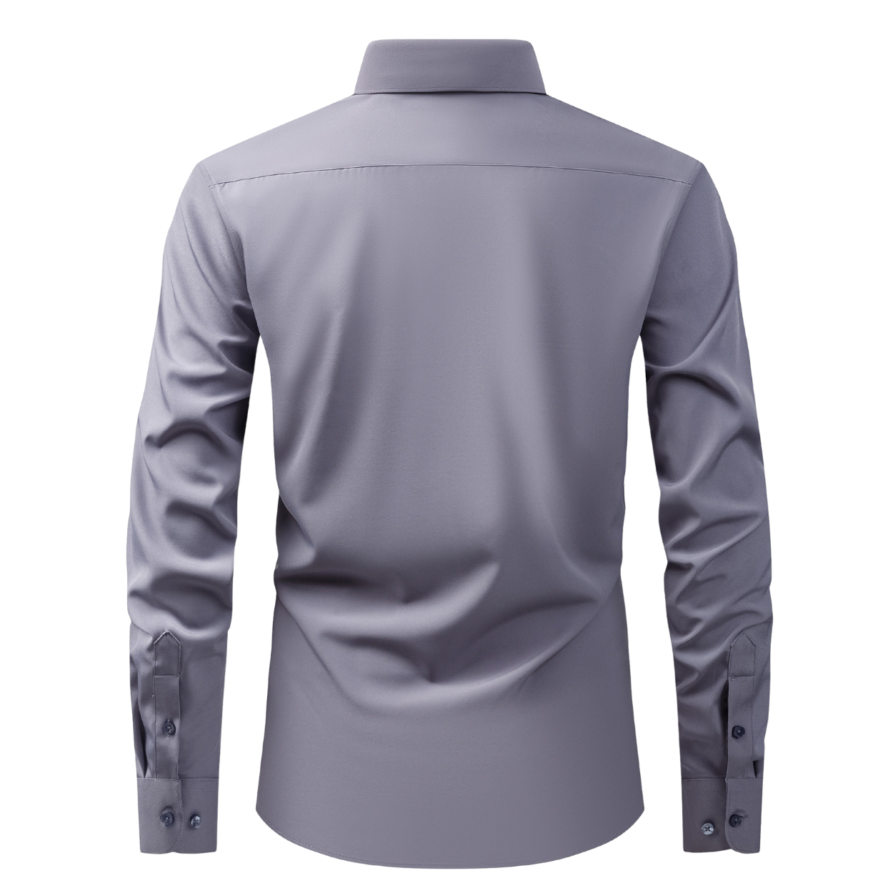 Casual Anti Wrinkle Slim Fit Button Shirt For Men