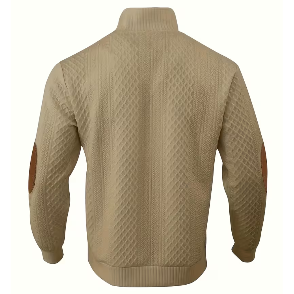 Casual Button Up Stand Collar Long Sleeve Outdoor Henley Shirt For Men