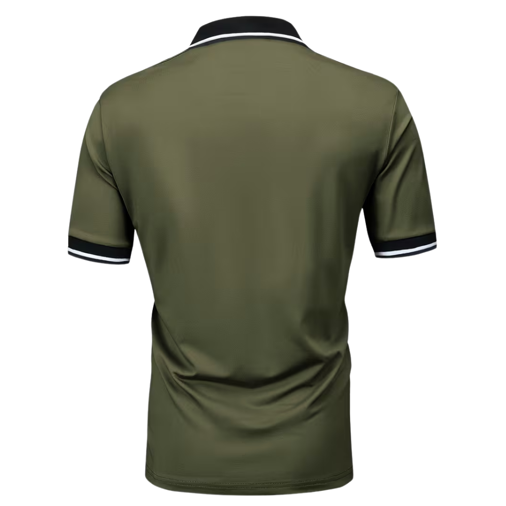 Summer Short Sleeve Turn Down Collar Casual Sportswear Shirt For Men