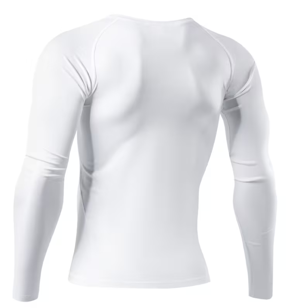 Long Sleeve Compression Workout Base Layer Shirt For Sports Men