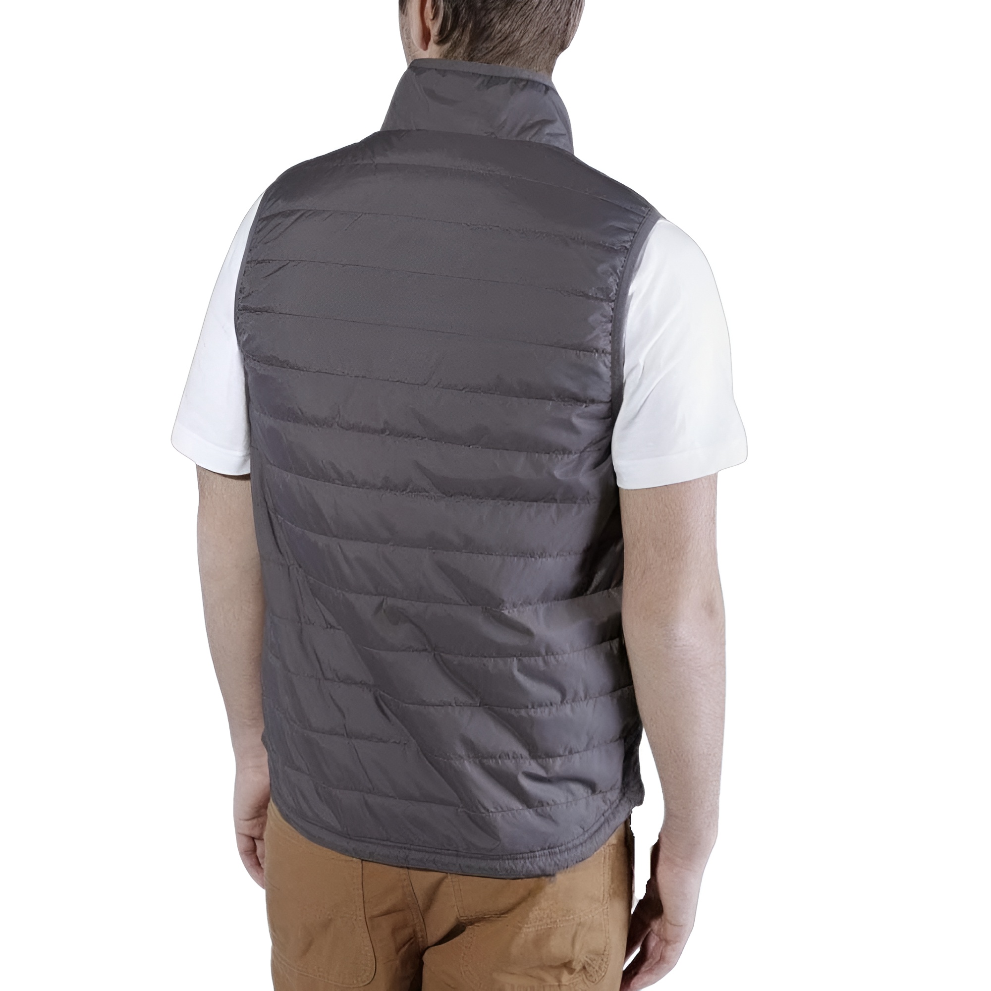 Lightweight Insulated Quilted Zip Front Outdoor Vest