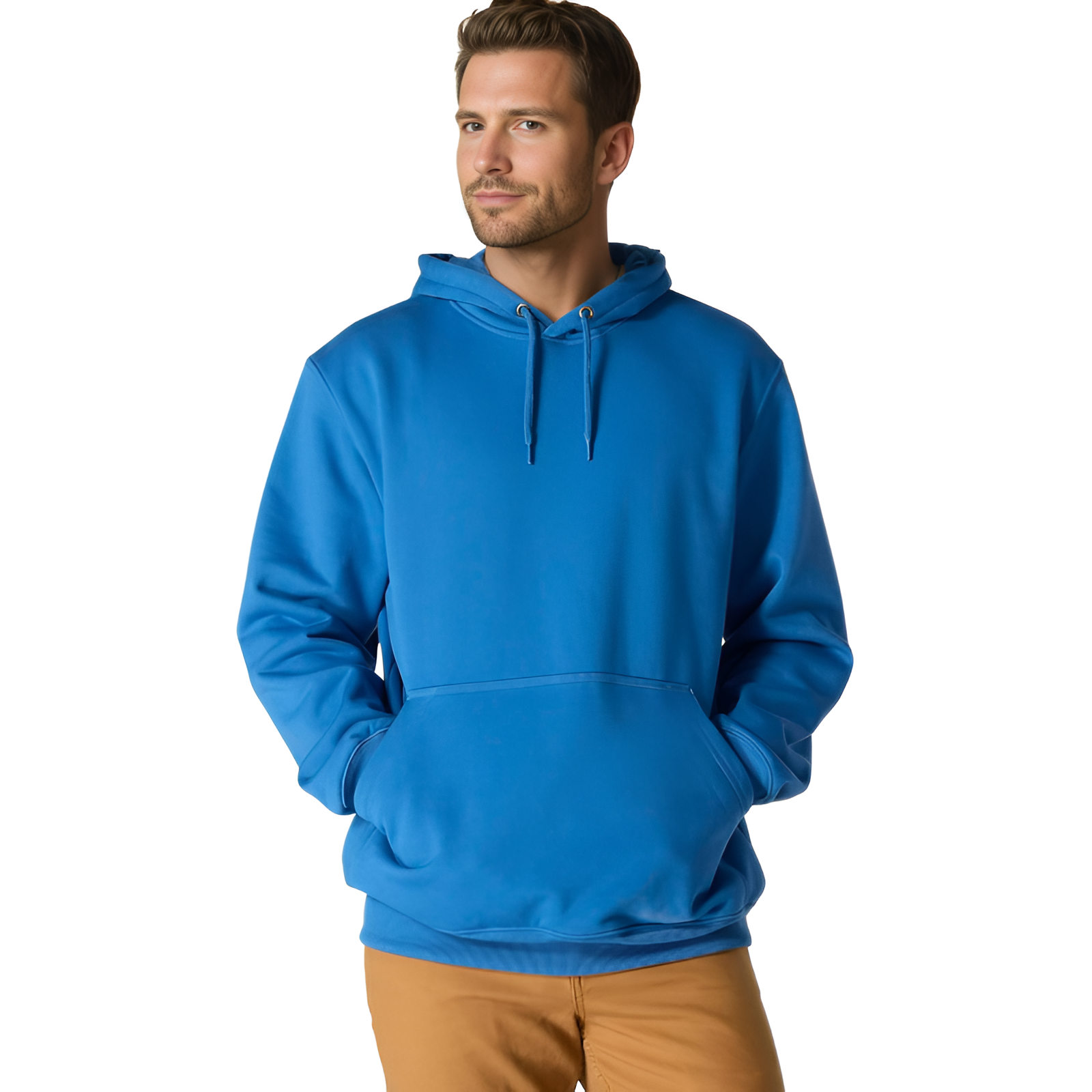 Paxton Hooded Pullover Sweatshirt With Ribbed