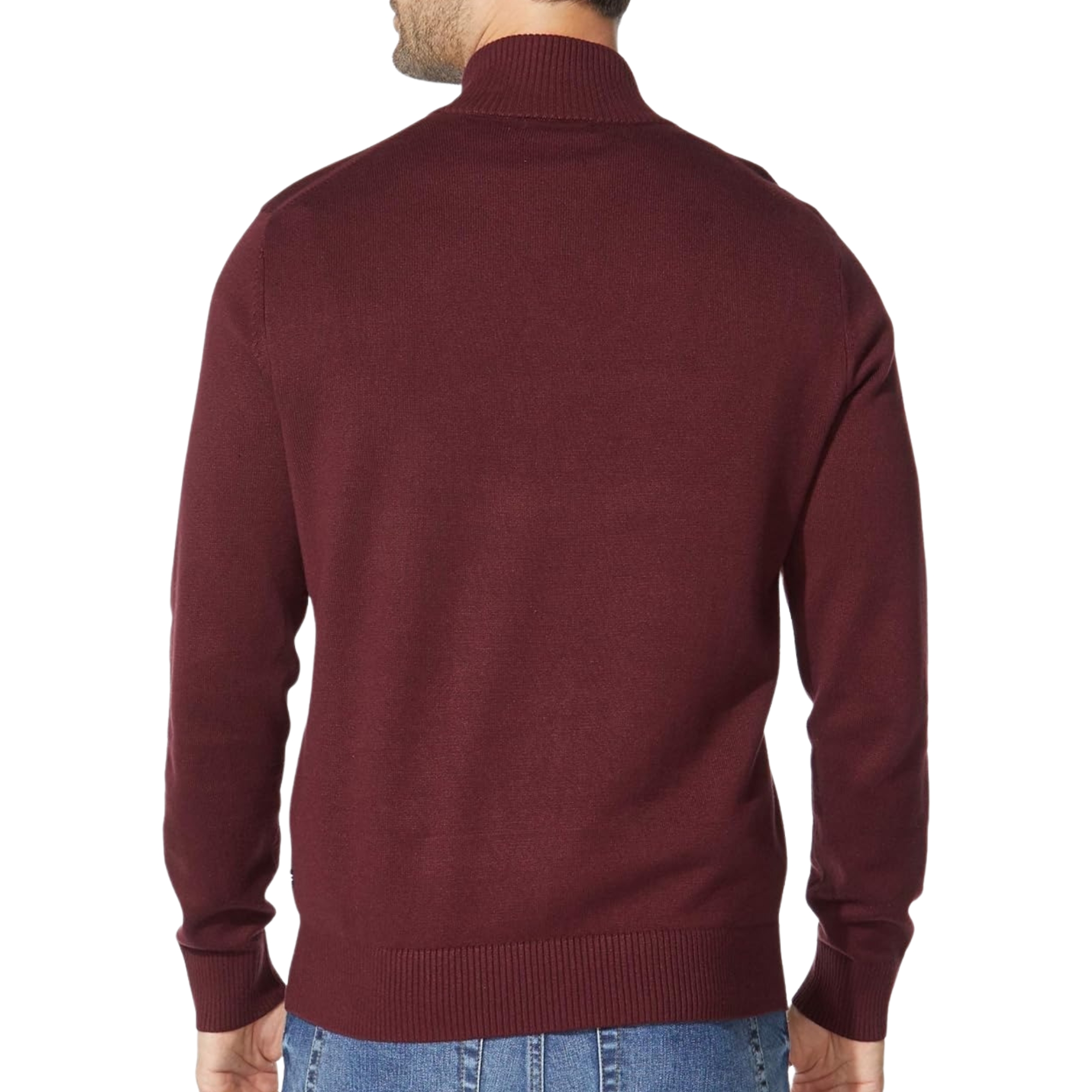 Quarter Zip Comfortable Sweater For Men